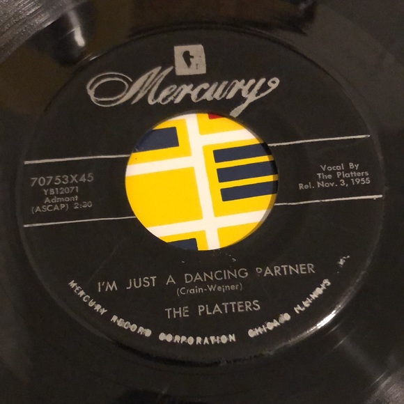 Mercury Art The Platters Im Just A Dancing Partner Vinyl 45 Record